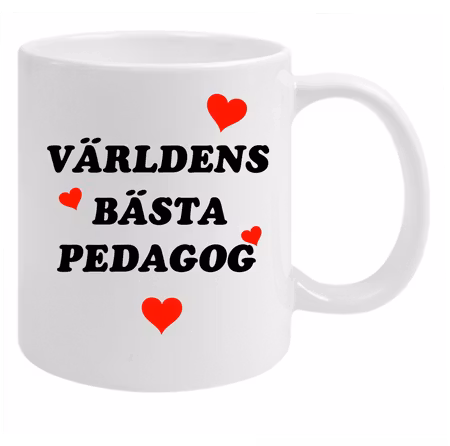 Mugg Världens Bästa Pedagog