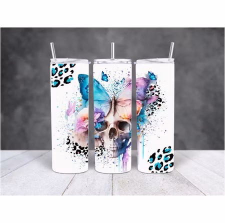 Termosmugg Med Tryck På DöSkalle Vol 2