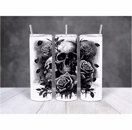 Termosmugg Med Tryck På Döskalle Vol 1