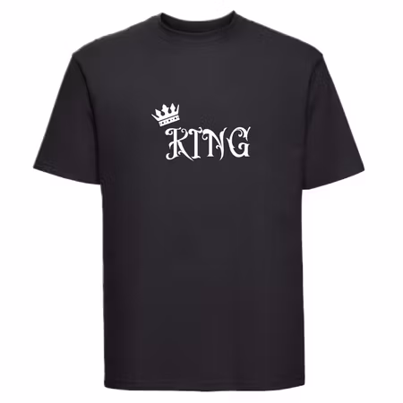 T-shirt Med Tryck King