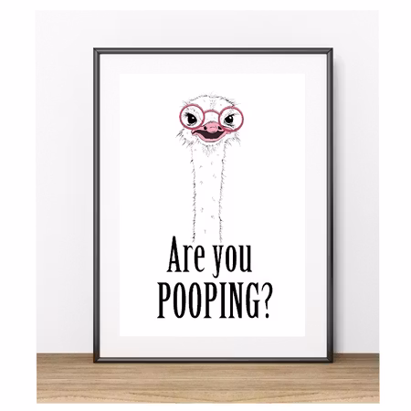 Poster Are You Pooping?