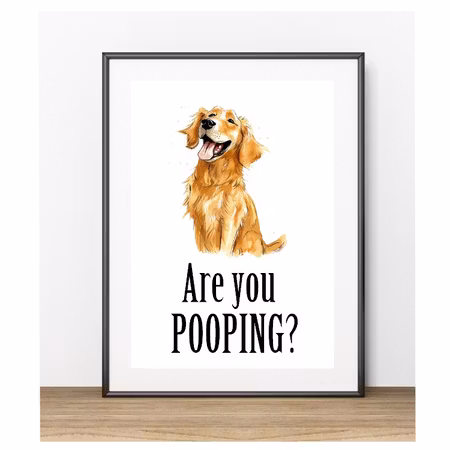 Poster Are You Pooping?