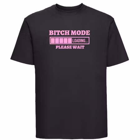 T-shirt Med Tryck Bitch Mode