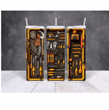 Termosmugg Med Tryck På Verktyg vol1