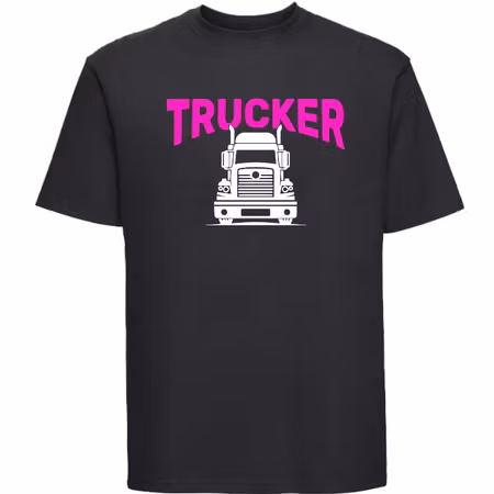 T-shirt Med Trucker