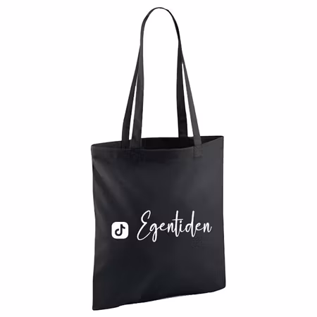Shoppingbag Med Tryck " Egentiden" TikTok Profilen Lisa