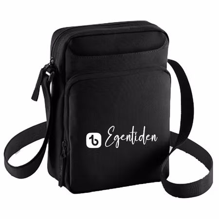 Cross Body Bag Med Tryck "Egentiden"