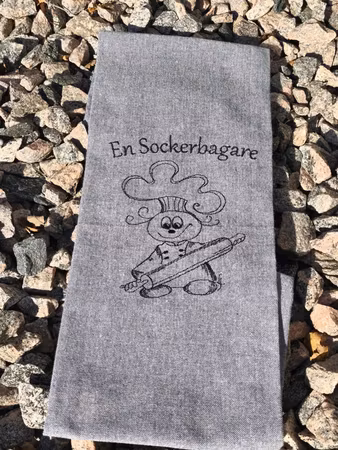 Broderade kökshanddukar - Finns flera varianter