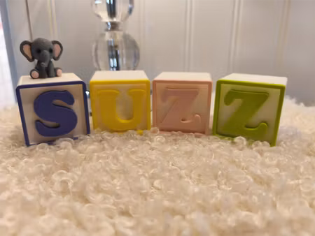 Personliga 3D-printade namnklossar – En unik detalj till barnrummet