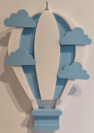 Personlig luftballong med födelsedata – 3D-printad