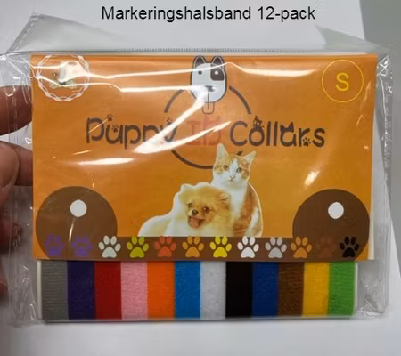 Märkhalsband 12-pack
