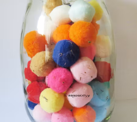 Mjuka bollar med valeriana kattmynta 5-pack