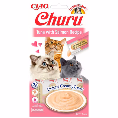 CHURU Cat Tuna with salmon 4-pack