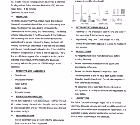 Felint Coronavirus FCoV Ag