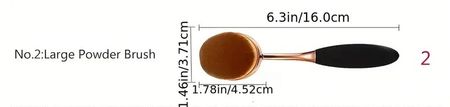 Borste till puder 16x3,7 cm