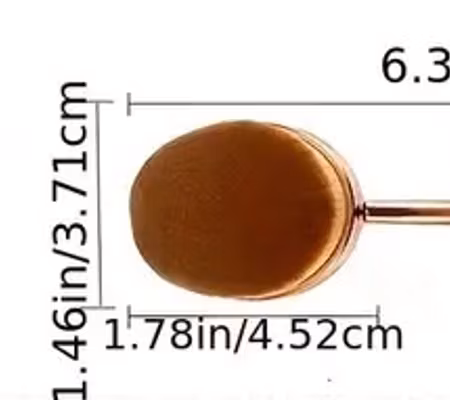 Borste till puder 16x3,7 cm