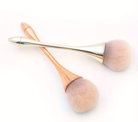 Puderborste Guld rosa borst