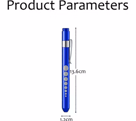 Otoskop i pennformat Blå
