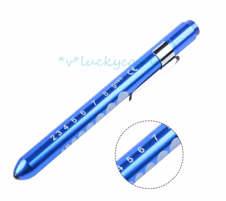 Otoskop i pennformat Blå