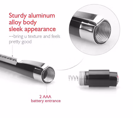 Otoskop i pennformat Svart