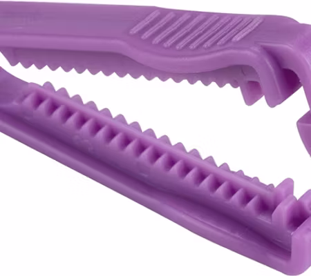 Navelklämma  öppningsbar lila