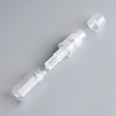 Pudersprayflaska genomskinlig i plast 25 ml