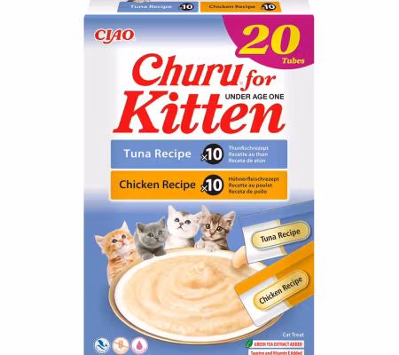 Churu Kitten 20 pack Tuna - Chicken