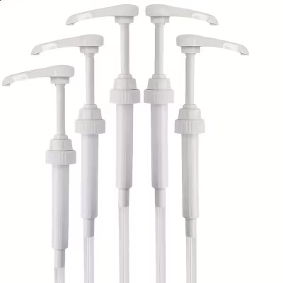 Pump till 1000 ml flaskor 1-pack vit