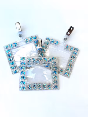 Nummerlappshållare till buren Turkos droppar