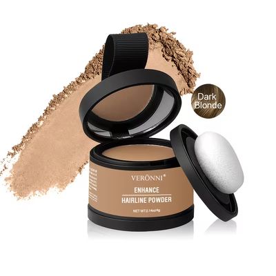 Puder fast mörkblond