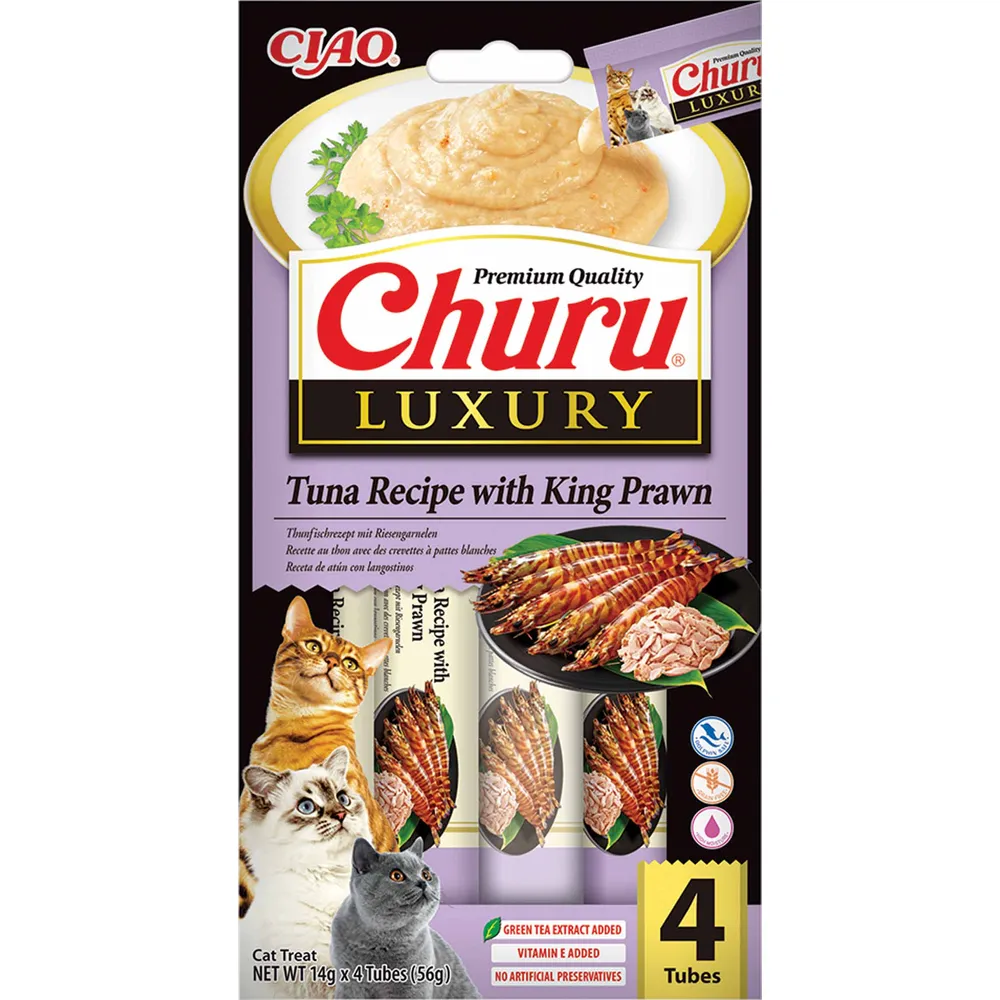 Churu Luxury Tonfisk med Kungsräka 56 gram *Kommer snart*