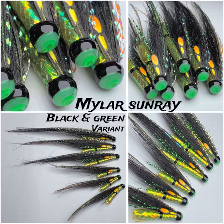Mylar Sunray - Black´n Green
