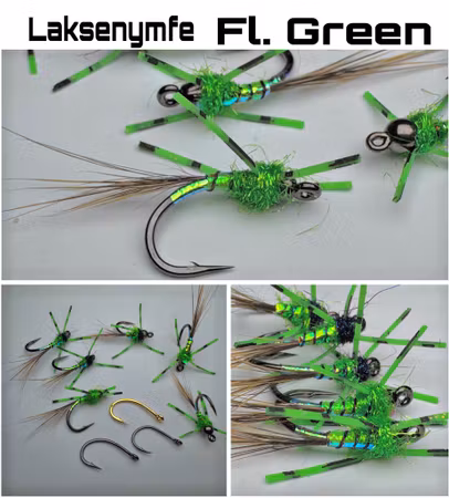 Laksenymfe - Fluor Green