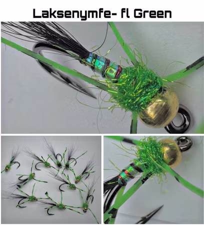 Laksenymfe - Fluor Green