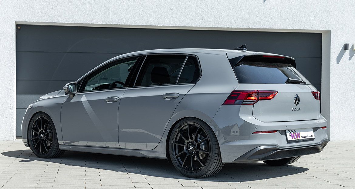 KW Inox V3  Volkswagen Golf VIII R Sedan med DCC   Vikt fram -1110 kg Vikt bak-1110 kg