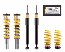 KW Inox V1 Seat  Cupra Ateca 5FP 4WD; Cancel kit ingår   ; stötdämpare Ø55mm  Vikt fram -1120 kg Vikt bak -1110 kg Adaptivt chassi