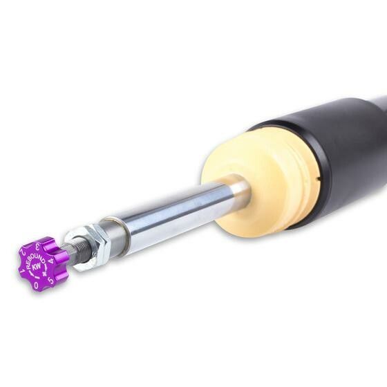 KW Inox V3  Audi A3 8V  Cabriolet Multilink bakaxel  2WD; modell med IRS / stötdämpare Ø 50mm Utan elektroniska stötdämpare Vikt fram 981-1090 kg Vikt bak -1050 kg