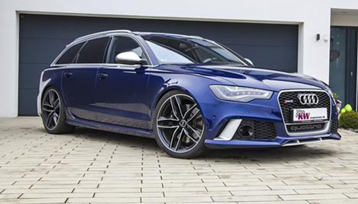 KW justerbar sänkningssats (HAS) 2531000K AUDI RS6  4G År 02/13-  Vikt fram  - 1310 kg Vikt bak - 1360 kg