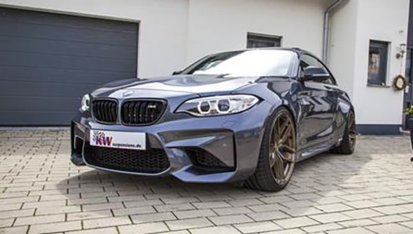 KW justerbar sänkningssats (HAS) 253200AN BMW M2, M2 Competition  F87    År 03/16-  Vikt fram  - 1050 kg Vikt bak - 1250 kg