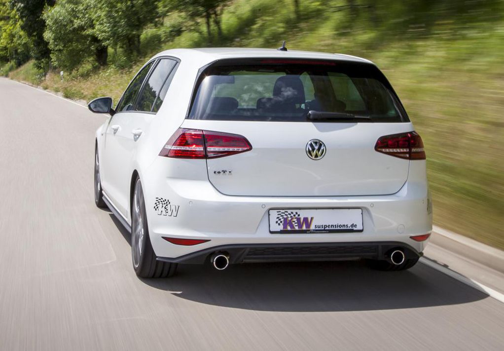 KW Inox V1 Volkswagen Golf VII GTI inkl. "Clubsport" + "TCR"  Vikt fram -1090 kg Vikt bak -1010 kg Standard chassi