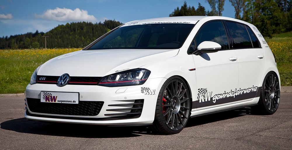 KW Inox V1 Volkswagen Golf Gti VII AU, AUV GTI inkl. "Clubsport" + "TCR"   Vikt fram -1090 kg Vikt bak -1010 kg Adaptivt chassi