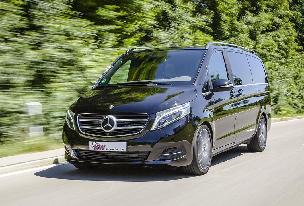 KW Inox V3  Mercedes W447 V-Klasse, Vito, Vito Tourer W447 Bakhjulsdriven; inkl. Facelift 2019     Vikt fram -1550 kg Vikt bak-1550 kg
