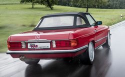 KW Inox V3  Mercedes SL R107  Vikt fram -1055 kg Vikt bak -1085 kg