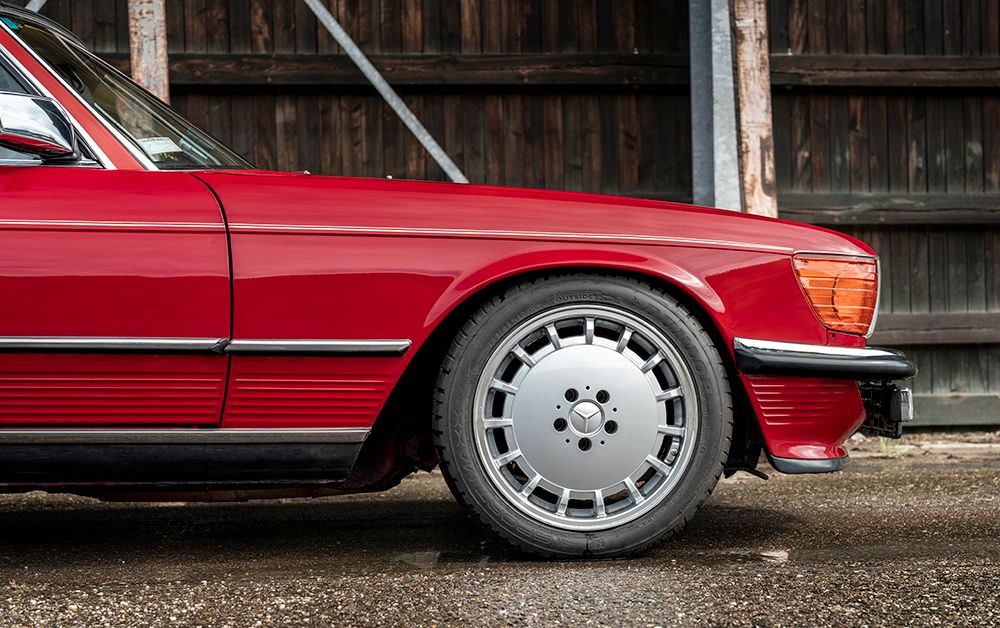 KW Inox V3  Mercedes SL R107  Vikt fram -1055 kg Vikt bak -1085 kg