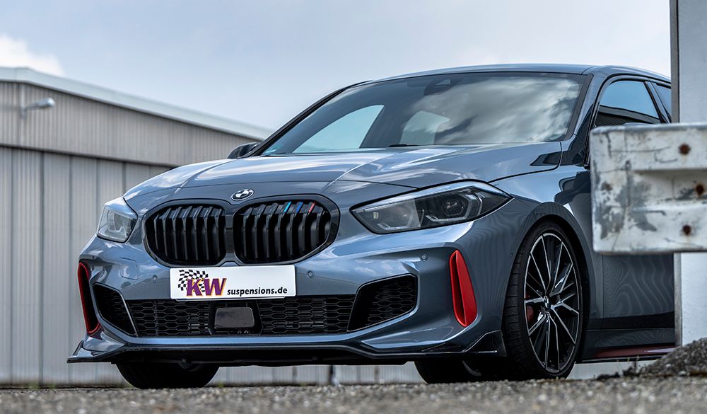 KW Inox V3  BMW 1 Serie M135i F40 4WD;  Utan elektroniska stötdämpare Vikt fram -1150 kg Vikt bak -1290 kg