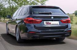 KW Inox V3  BMW 5 Serie G31  Vikt fram -1210 kg Vikt bak -1455 kg Luftfjädring bak