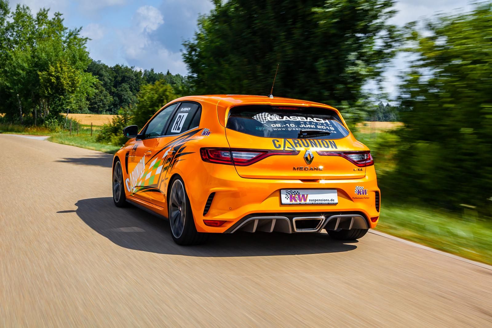 KW Inox V3  Renault Megane RFB RS    Vikt fram -1134 kg Vikt bak-1134 kg