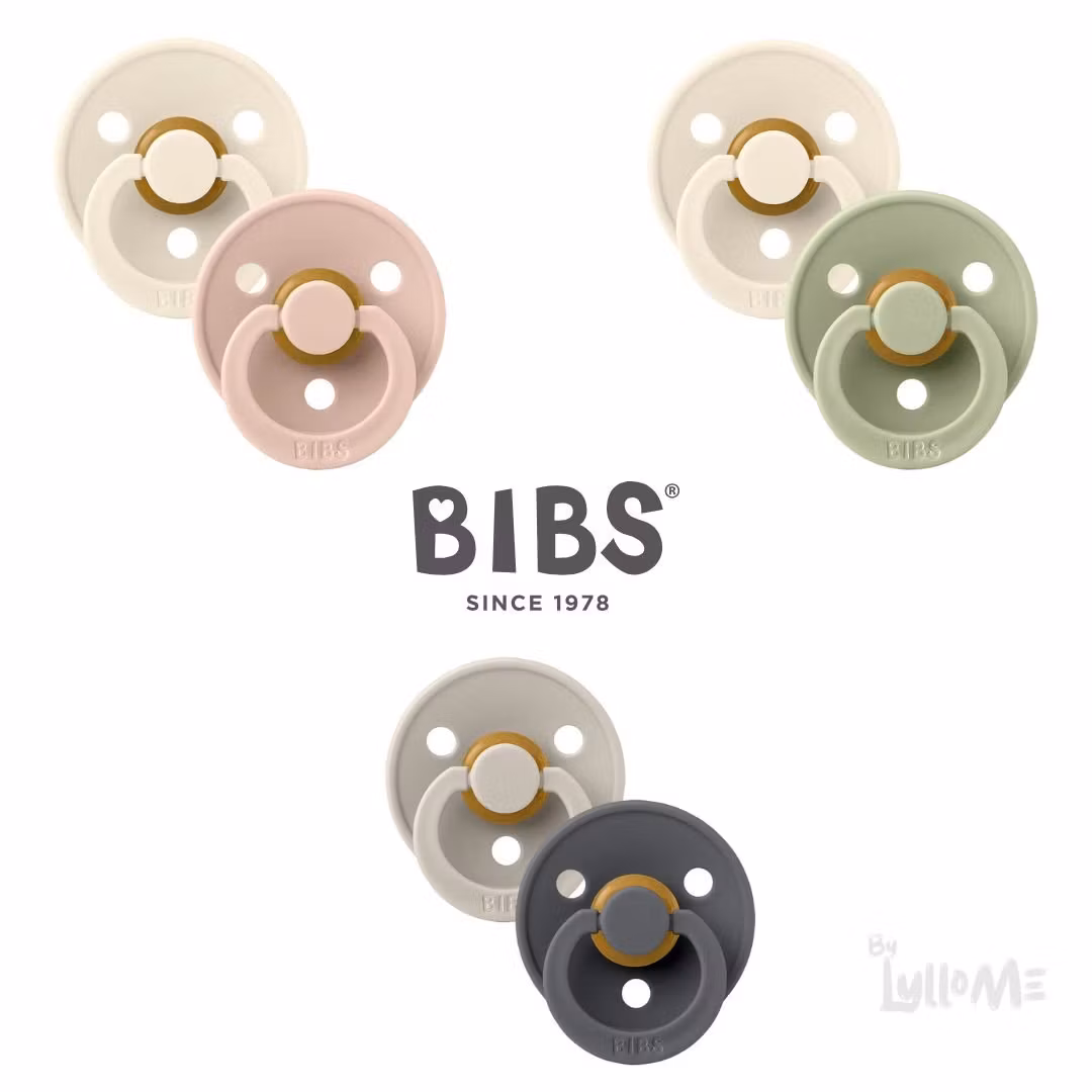 BIBS Colour Nappar 2-pack Latex  size 1 - By Lyllo Me