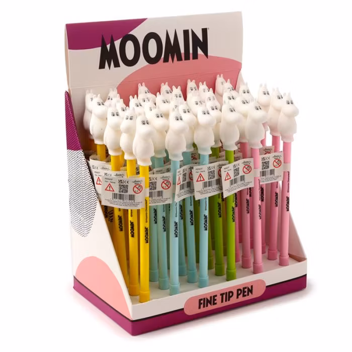 MOOMIN FINE TIP PEN - BLÅ 1 ST