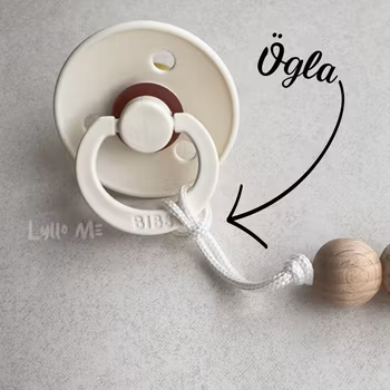 Napphållare med Silikon Clip med namn OWL Light Niagara-Water vapour/CREAM